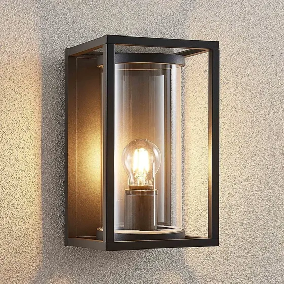 Lucande Aplique Exterior Brienne IP54 Grafito - Diseño Moderno