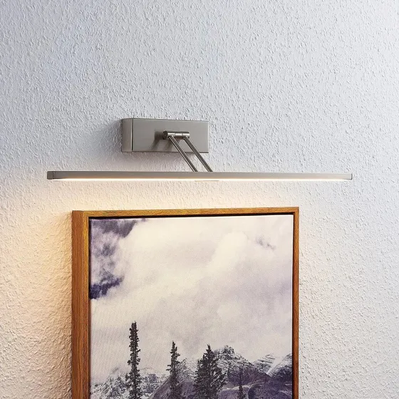 Lucande Thibaud Aplique de Pared LED Níquel Mate 51,4 cm