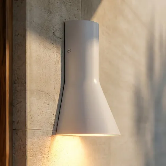 Aplique LED Exterior Lucande Zephy, Luz Arriba/Abajo, Gris Claro