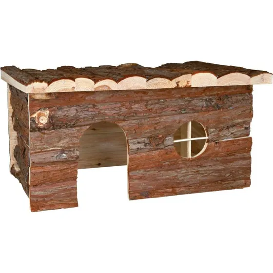 Jerrik Casita de Madera Natural 50x25x33 cm