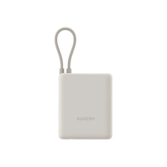 Xiaomi Power Bank 10000mAh 33W con Cable Integrado - Tan