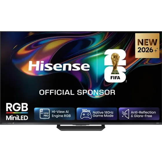 Hisense 55UR8S Smart TV 55" 4K Ultra HD RGB Mini LED 180Hz HDMI 2.1