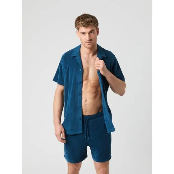 Björn Borg Camisa de Toalla Azul Borg para Hombre