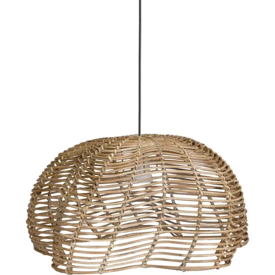 PR Home Lámpara Colgante Exterior Mayla de Ratán Natural Ø43 cm