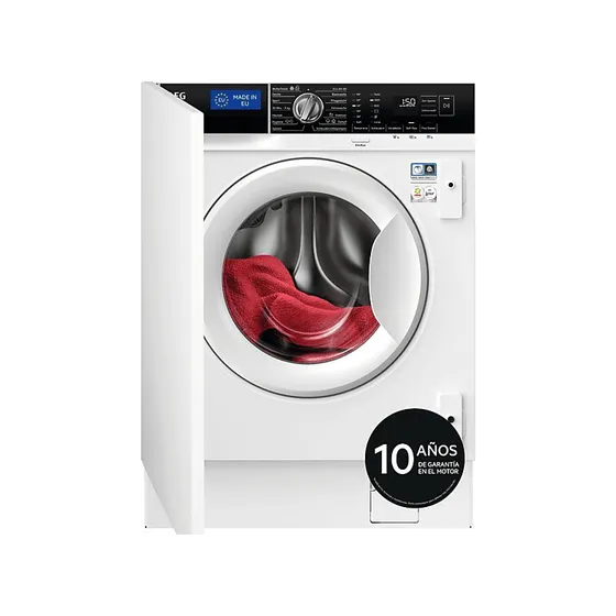 Lavadora Integrable AEG LFN7G8434F Serie 7000, 8 kg, 1400 rpm