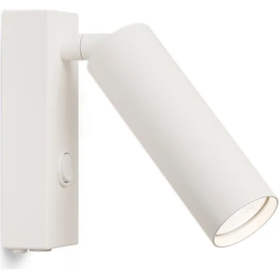 Herstal Aplique de Pared Pipeline Blanco Mate