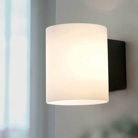 Herstal Aplique de Pared Evoke Small Blanco/Opalino IP44