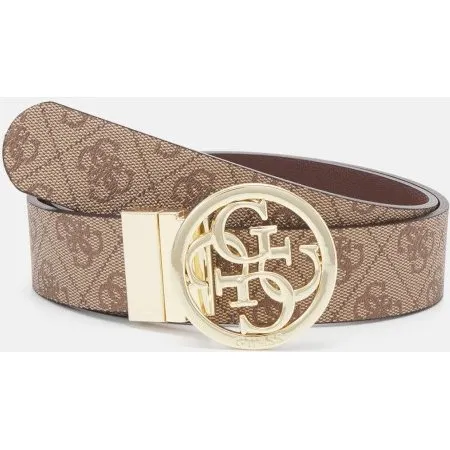 Cinturón Guess Noelle Adj & Rev Pant Belt BW9166 Blanco