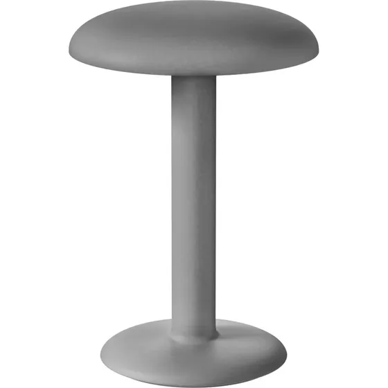 Flos Lámpara de mesa portátil Gustave Raw Aluminium