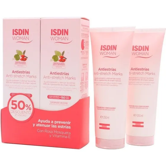 Isdin Woman Antiestrías Pack Oferta 2x250ml