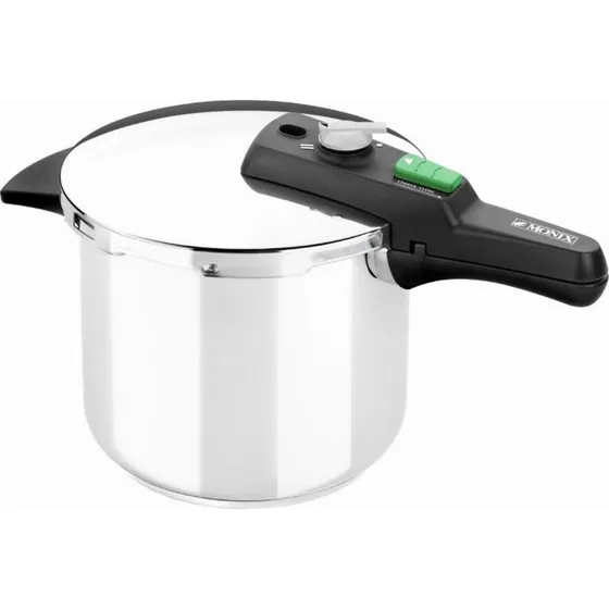 Olla a Presión Monix Quick 4 L Negro Acero Inoxidable
