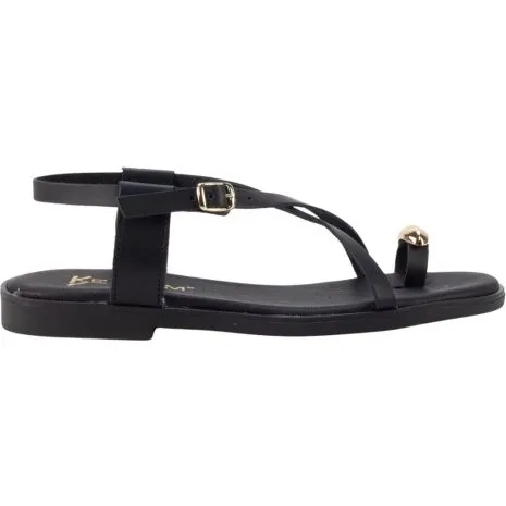 Keslem Sandalias Salome 37 de Piel con Tiras Finas