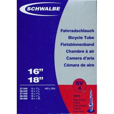 Schwalbe Cámara 16x1 3/8 AV4 Schrader 40mm