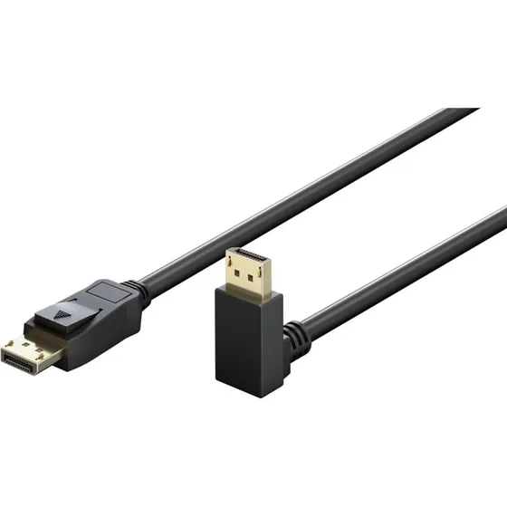 Goobay DisplayPort 2.1 3m 90° 8K 144Hz Negro