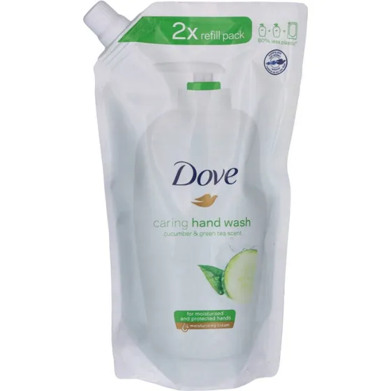 Dove Jabón Líquido Recarga Go Fresh Pepino y Té Verde 500 ml