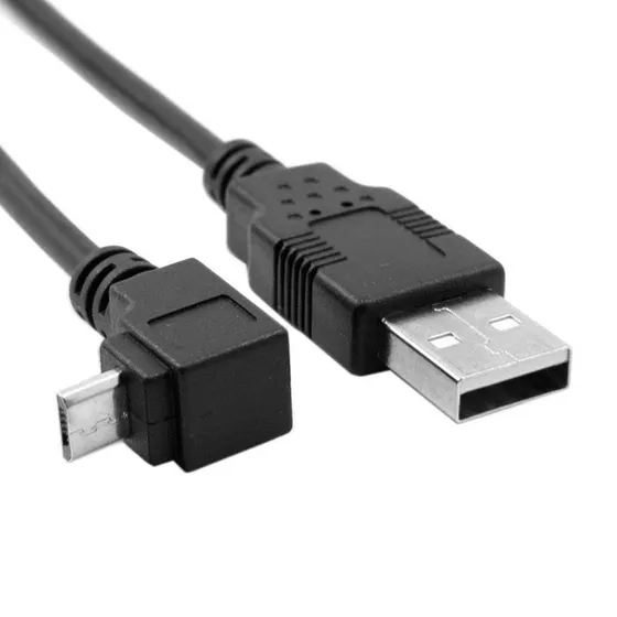 Marca Cable Micro USB 90° 1,8 m Negro