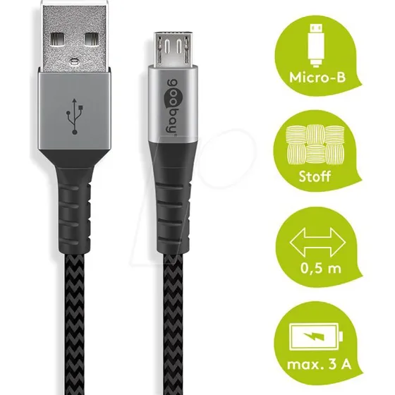 Marca: Cable USB-A a Micro-B 0,5 m