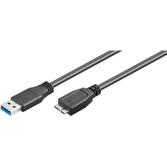 Marca Cable USB 3.0 Micro B 3m Negro