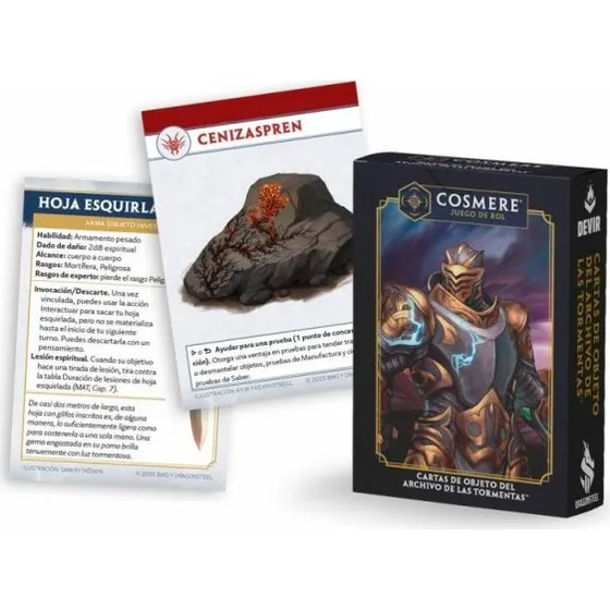 Cosmere: El Archivo de las Tormentas - Cartas de Objetos