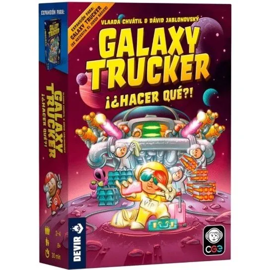Devir Galaxy Trucker: ¡¿Qué?! - Expansión de Juego de Mesa