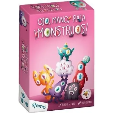 Átomo Ojo, Mano, Pata, Monstruos - Juego de Cartas para Niños