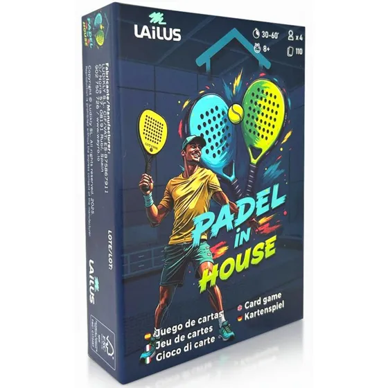 GDM Games Padel in House - Juego de Cartas de Pádel