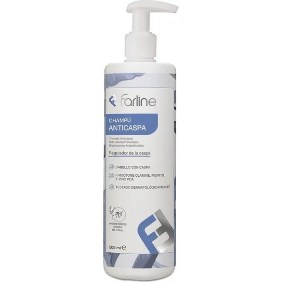 FARLINE Champú Anticaspa con Aceite de Argán 500ml