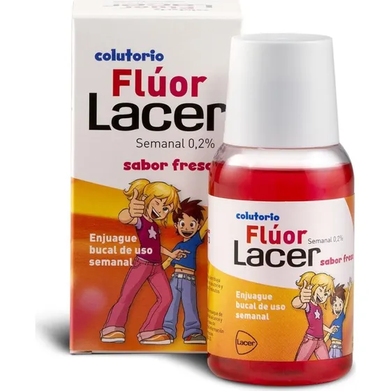 LACER Colutorio Flúor 0,2% Sabor Fresa 100ml