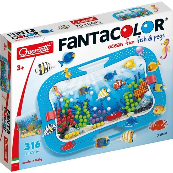 Quercetti Mosaico Fantacolor - Peces 316 Piezas