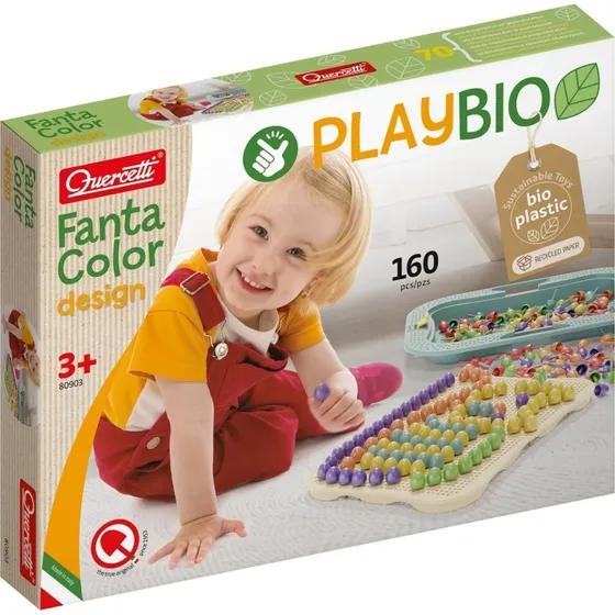 Quercetti Play Bio Fantacolor Design - 160 piezas