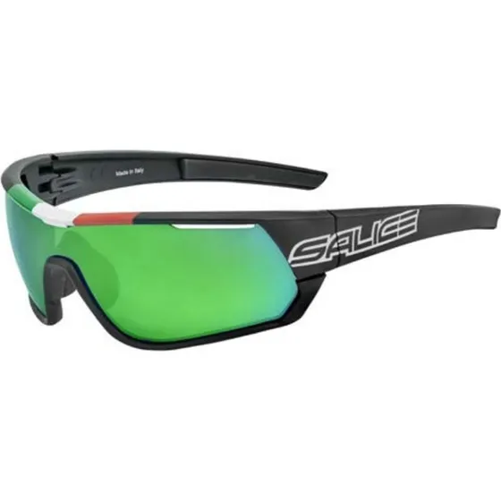 Salice 016 ITA Gafas de Sol Deportivas Unisex con Espejo Verde