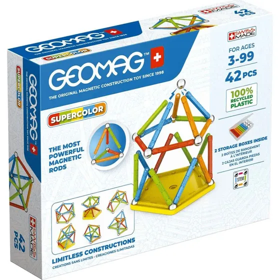 Geomag Supercolor Recycled 42 Piezas