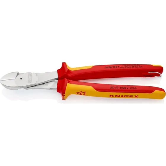 Knipex 74 06 250 T VDE Fresas diagonales 250 mm