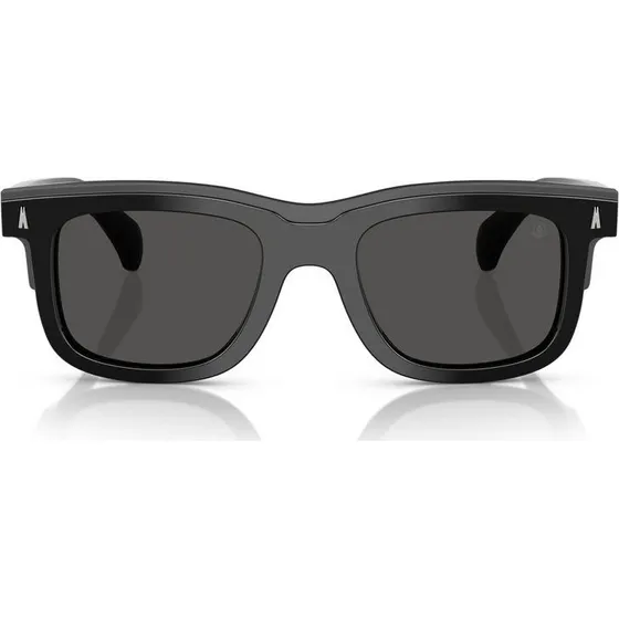 Moncler ME6004 Gafas de Sol Cuadradas Unisex - Negro/Gris