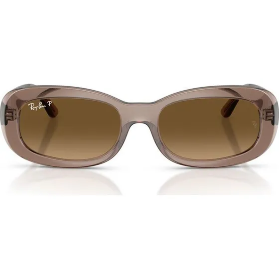 Ray-Ban RB 2221 Gafas de Sol Ovaladas Marrón Polarizadas para Mujer