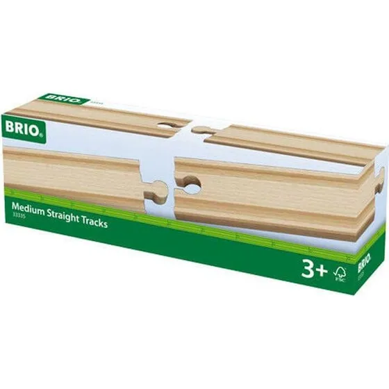 BRIO Vías rectas medianas 144 mm