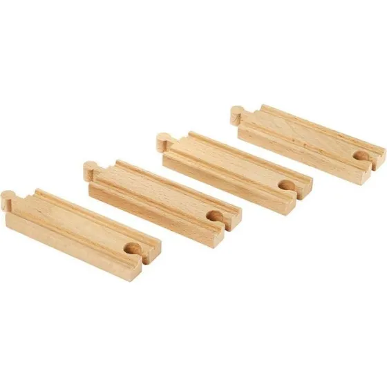 BRIO Rieles Rectos Cortos 108 mm