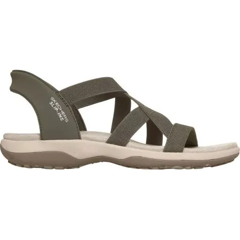 Skechers Reggae Slim Stretch Flex Slip-Ins - Verde Cromo Talla 39