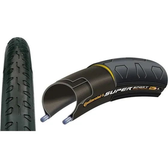 Continental Supersport Plus 700x28 Rígida Negro