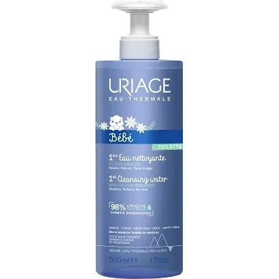 Uriage 1er Bebe Agua Limpiadora para Bebé, 500 ml