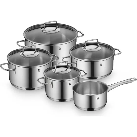 WMF Astoria Batería de Cocina de 5 Piezas en Acero Inoxidable