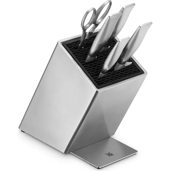 WMF Bloque de cuchillos 6 piezas Grand Gourmet FlexTec Cromargan