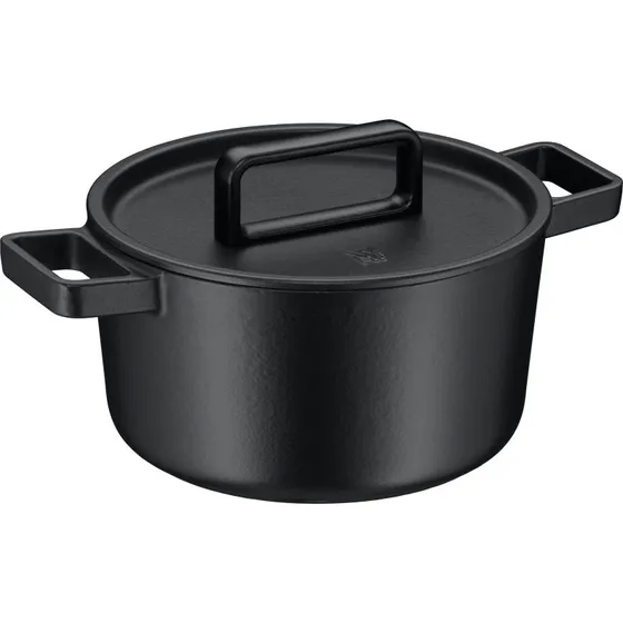 WMF Olla Rustidera Flavour de 24 cm - Hierro Fundido Negro