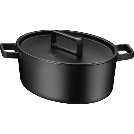 WMF Bräter Oval Flavour 33x26cm Hierro Fundido Negro