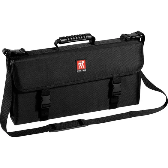 Zwilling Maletín para Cuchillos de Nylon Negro con 17 Compartimentos