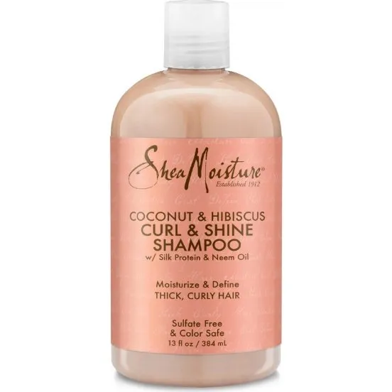 Shea Moisture Curl & Shine Champú Coco e Hibisco