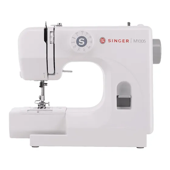 Máquina de Coser Singer M1005 Blanca con 11 Puntadas y Luz LED
