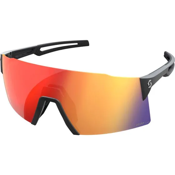 Scott Stride Compact 2026 Gafas de Ciclismo Black AMP Red Chrome S3