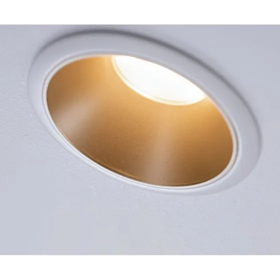 Paulmann Foco LED Cole Dorado-Blanco, Juego de 3