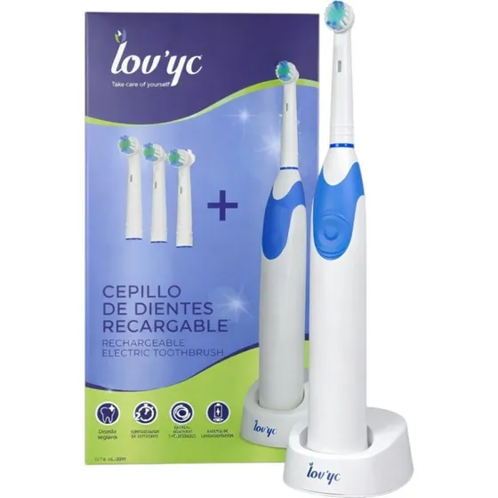Lovyc Cepillo de Dientes Recargable +4 Cabezales